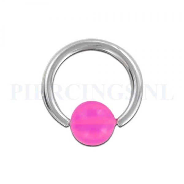 BCR 1.6 mm strandbal roze-paars