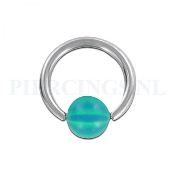 BCR 1.6 mm strandbal turquoise