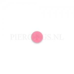 Balletje 1.6 mm acryl roze 5 mm