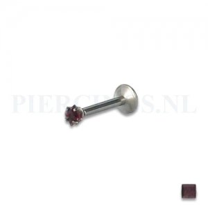 Labret 1.2 mm diamant paars