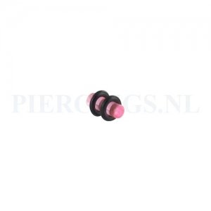 Plug acryl roze 4 mm 4 mm