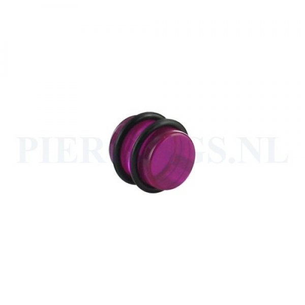 Plug acryl violet 12 mm 12 mm