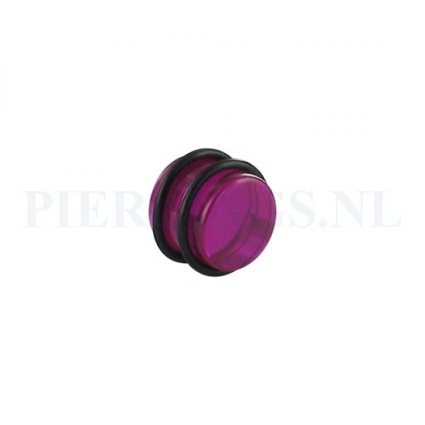 Plug acryl violet 14 mm 14 mm