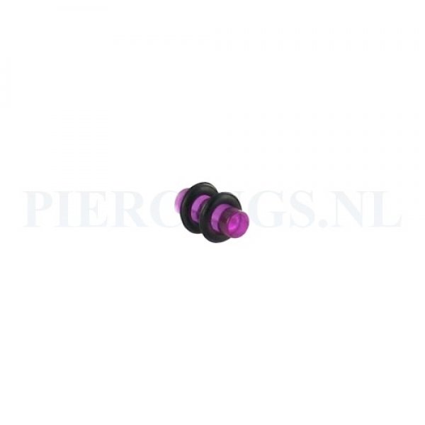 Plug acryl violet 4 mm 4 mm