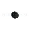 Plug acryl zwart 10 mm 10 mm