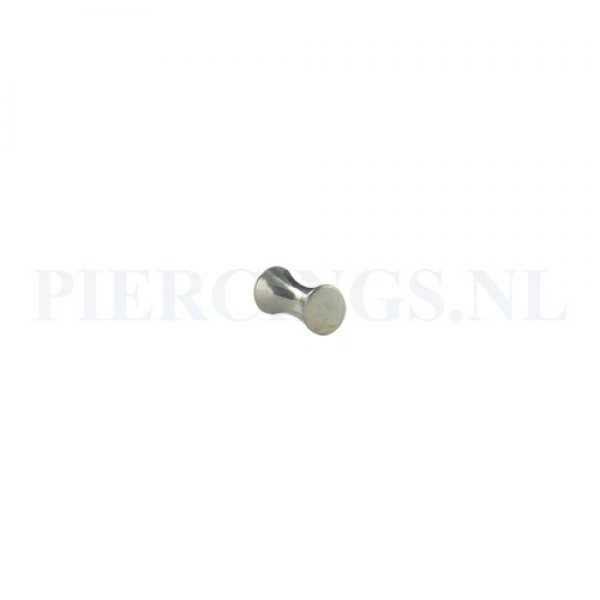 Plug double flared 3 mm 3 mm