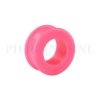 Tunnel siliconen double flared roze 24 mm 13 mm dik 24 mm